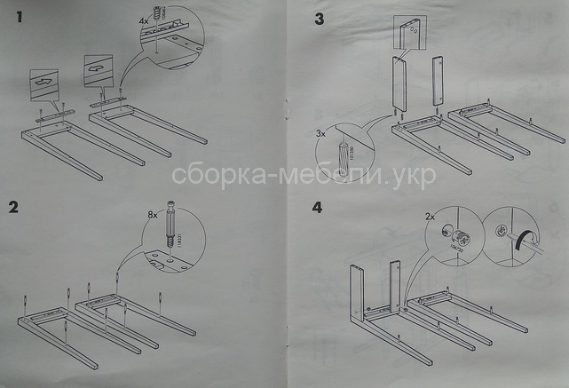 Схема сборки шкафа ikea